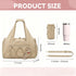 ATTUY Gym Bag for Women, Yoga Mat Bag with Shoe Compartment and Wet Pocket, Sport Yoga Gym Bag with Yoga Strap