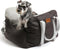 Leath-Aire Dog Car Seat for Small Dogs, Waterproof Booster Seat with Storage Pockets and Clip-On Safety Leash, Portable