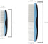 Dog Grooming Comb Set - 2 Pack with Stainless Steel Teeth, Comfort Grip Handle, Large and Small Pet Combs