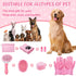 Aiolpy 8-Piece Dog Grooming Kit for Shedding Pet Grooming Supplies with Deshedding Brush, Bath Gloves, Towels