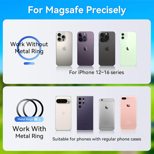 IJANPR Magnetic Golf Cart Phone Holder Mount, Magnetic Phone Holder for Gym, Compatible with All Phones, Golfing