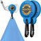 Magnetic Clip for Golf Towel, Removable Industrial Magnetic Accessories for Strong Hold to Golf Carts or Clubs (2, Blue)
