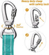 Reflective Heavy Duty Dog Leash with Car Seat Belt and Padded Handle, Tactical No Pull Leash for Large Medium Dogs,