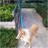 6FT Nylon Dog Tether, 1" Wide Reflective Thick Web Dog Training Tie Down for Medium Large Dogs Indoor Outdoor (Blue)