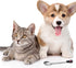 6 Pieces Stainless Steel Pet Food Spoon Set, Cute Cat Claw Silicone Handle (White, Black, Orange)
