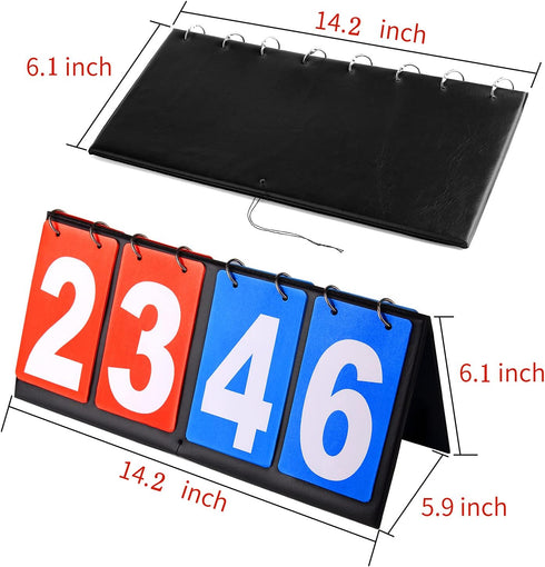 Scoreboard Score Keeper Flipper for Basketball, Tennis Sports