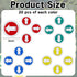 Trail Markers Reflective Pack - Bright Trail Marking Reflectors for Hunting, Hiking, Camping, Outdoors