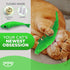 Ronton Catnip Toy - Durable Hard Rubber Cat Dental Care Interactive Toothbrush Chew Toy (2 Pack)