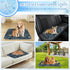 Generic 28" X22" Cooling Mats for Cats Ice Silk Pet Crate Mat Lotus Pattern Cooling Bed for Dogs Large Washable Dog Pad