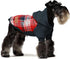 Fitwarm Tartan Plaid Dog Hoodie, Knitted Dog Clothes for Small Dogs, Pet Sweater with Hood, Cat Fleece Lined Winter