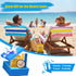 Exqusdy 2 1 in Sand Remover for Beach + Elastic Towel Bands for Cruise Chair Powder Puff with Talc-Free Formula