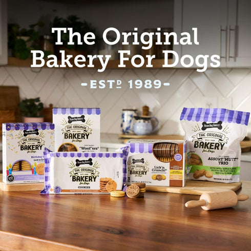 Three Dog Bakery Classic Cremes Baked Dog Treats - Golden with Peanut Butter Filling, 13 oz
