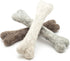 Glaciart One Felted Wool Dog Chew Bone (3 Pcs) - Durable Puppy Chew Toys for Teething & Dog Teeth Cleaning.