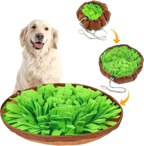 XIGOUPT Snuffle Mat for Dogs Cats, Interactive Pet Non Slip Sniff Mat for