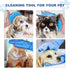 2pcs Dog Washing Gloves and Bath Brush, 2-in-1 Pet Shower Set for Dogs, Cats, Bath Massage, and Grooming