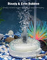 Pawfly Mini Aquarium Sponge Filter, Internal Filter with Foam and Air Stone for 5-20 Gallon Fish Tanks
