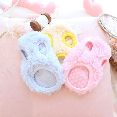 FLAdorepet 3 Packs Teacup Dog Clothes - Winter Warm Fleece Sweater for Mini Newborn Dogs