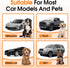 2 Pack NECKORY Front Dog Seat Cover, Waterproof Car Seat Covers for Dogs Nonslip Scratch-Proof Dog Seat Cover Front