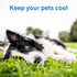 The Green Pet Shop Cool Pet Pad, Extra Small Sage Grey, Self-Cooling Mat for Dogs & Cats up to 8 lbs