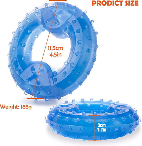 Pet Products Arctic Freeze Food Cooling Teether, Upgraded Chew Toy for Fetch