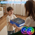 2 Pack 45 14 HYES Light up Flying Discs for Kids, LEDs, Lighting Modes, Rechargeable Glow in The Dark Flying Ring