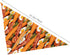 Generic Carrot Egg& Bacon Medley Pet Triangle Bandana for Dogs Cats, Polyester Pet Scarf Fashion Pet Decoration