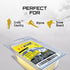ZUMWax Iron-On Ski/Snowboard/Nordic CERAMIC Wax, 140g, WARM Temp, Eco-Friendly, Made in the USA