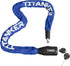 Titanker Security Anti-Theft Bike Chain Lock, 6mm, 8mm, 10mm Thick Chain for Bicycle, Motorcycle, Door, Gate