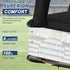 20.5"/ 25" LEMY Wide Adjustable Stadium Seat for Bleachers Portable Water Resistant Stadium Chair