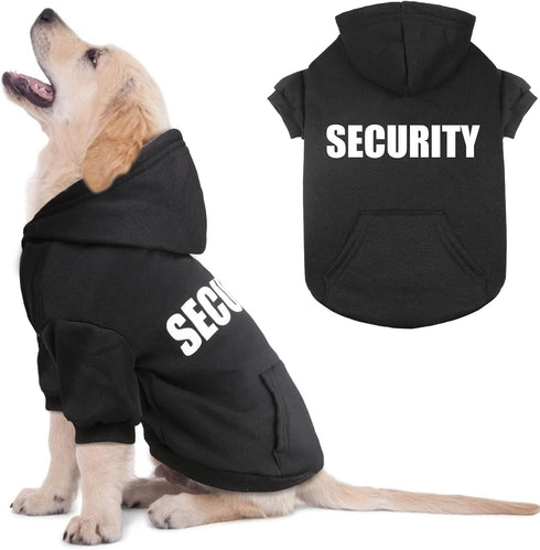 QDYU Dog Sweaters for Small Dogs Security Sweater Soft Brushed Fleece Pet Clothes