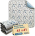 Washable Pee Pads for Dogs, 2 Pack Reusable Puppy Pads, Absorbent Whelping