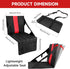 SANLIKE Stadium Seats for Bleachers with Back Support Portable Folding Bleacher Seats with Cushion Storage Pouch, Wide