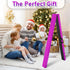8FT FC FUNCHEER Folding Balance Beam -Gymnastics Floor Beam -Gymnastics Equipment for Kids,Wood core- Anti-Slip Bottom