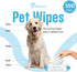 100 Unscented Dog Wipes for Paws, Butt, Ears, Eyes | Organic Hypoallergenic Pet Wipes with Aloe Vera | Extra Thick