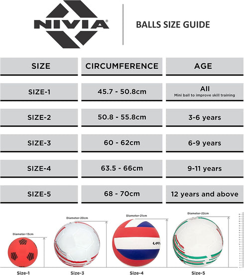 NIVIA 279 Torrido Pu Football, Size 5 White/Green