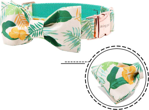 ARING PET Bowtie Dog Collar Adjustable Collars with Bow Tie for Small, Medium, Large Dogs