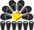 Small Kayak Scupper Plugs Kit with 12Pcs Universal Drain Hole Stoppers and Silicone Handle for Canoe Boat