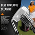 Golf Club Cleaning Brush with Groove Cleaner, Ergonomic Design, Retractable Clip, Extends 2 ft, Black