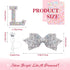 Water Bottle Accessories Set for Stanley Cup 30Oz, Includes Letter Charms, Diamond Straw Cover, Glitter Silicone Boot