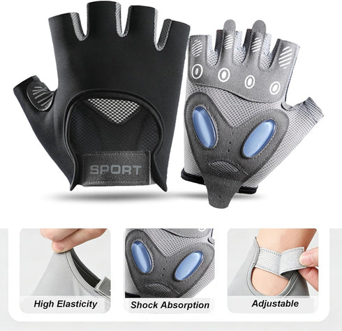 Eohak Workout Gloves for Men & Women Full Palm Protection Breathable Exercise Gloves, Lightweight Fitness Gloves