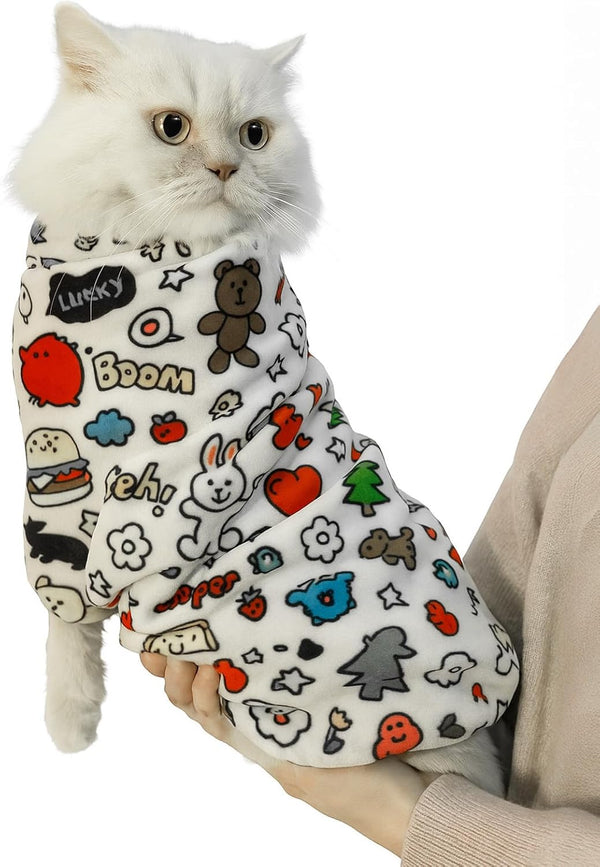 Cat Wrap for Nail Trimming, Magic Grooming Blanket Anti-Scratch Restraint Bag for