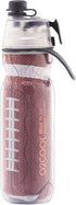 O2COOL Mist 'N Sip Misting Water Bottle, No Leak Pull Top Spout, 20 oz (Football)