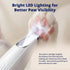 Trimmer Silent Pet Paw | Cordless Shaver for Dogs, Cats, Big & Small Animals with Light | Rechargeable Home and Salon