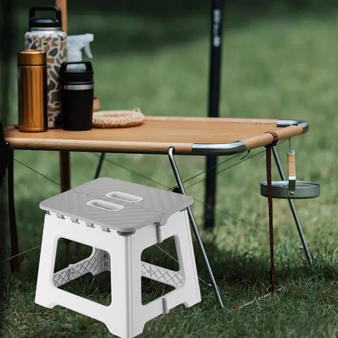Plastic Mini Stool for Home Folding Portable Sitting Stool Thickened Small Short Stools for Living Room Bathroom Shoe