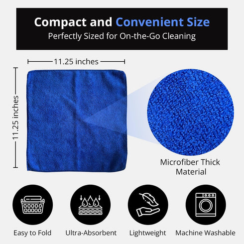 3-Pack 11.25"x11.25" Bowling Ball Cleaner Polishing Cloths Oil, Scuff, and Belt Mark Cleaner - Restores Tack