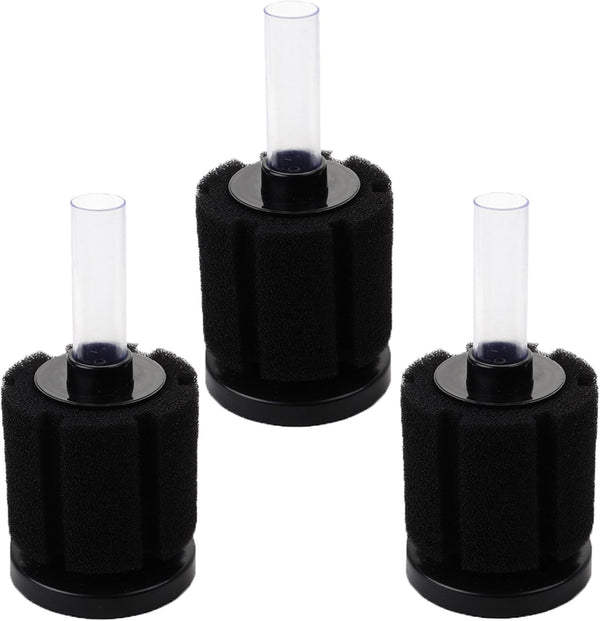 AQUANEAT Bio Sponge Filter, 3pcs for Breeding Fry Betta Shrimp Nano Fish Tank, Middle up to 20Gal
