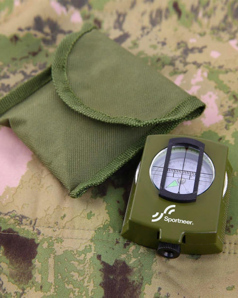 Sportneer Compass: Accurate Durable Lightweight Orienteering Compass with Strap and Carrying Case for Hiking