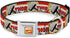 Buckle-Down Dog Collar Seatbelt Buckle, Thor Hammer Red Yellow White, 9 to 15 Inches, 1.0 Inch Wide, Multicolor