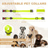 LED Pet Collars, USB Rechargeable Light Up Dog Collars, Waterproof and Adjustable for Small Medium Large Dogs, Night