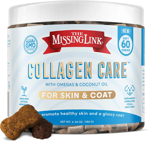 The Missing Link Collagen Care Skin & Coat Soft Chews 60ct -